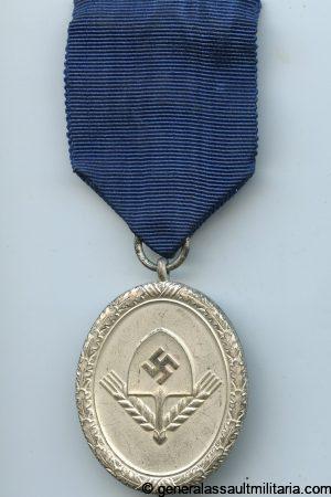 RAD 12 year service medal for men