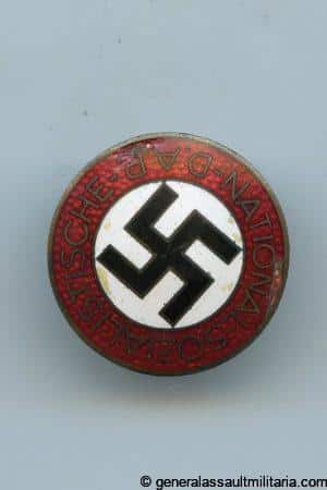 NSDAP party badge - Fritz Zimmermann, Stuttgart