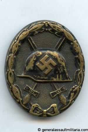 Wound badge in black - Wilhelm Deumer, Lüdenscheid