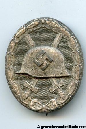 Wound badge in silver - Wilhelm Deumer, Lüdenscheid
