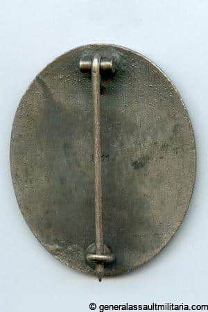 Wound badge in silver - Wilhelm Deumer, Lüdenscheid