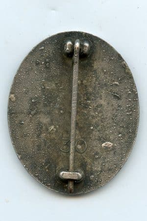 Wound badge in silver + case - Haupmünzamt, Wien