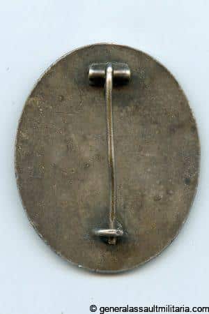 Wound badge in silver - 'Übergrosse' variant