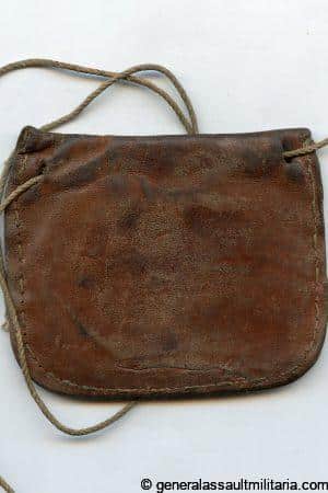 Erkennungsmarker + Leather pouch