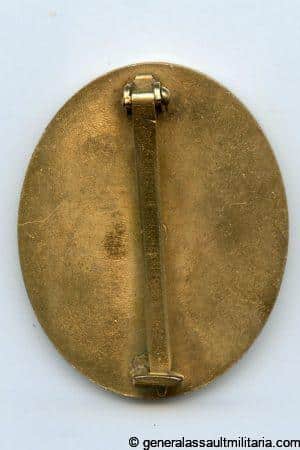 Wound badge in gold + case - Hauptmünzamt, Wien