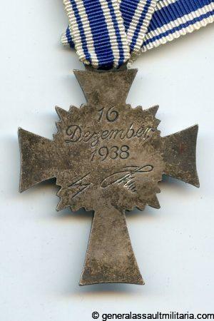 Mothers cross in silver