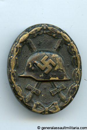 Wound badge in black - 'Chaos pebbling'