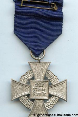 25 year loyal service medal