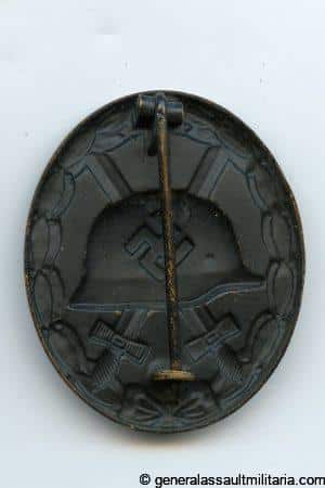 Wound badge in black - Chaos pebbling variant