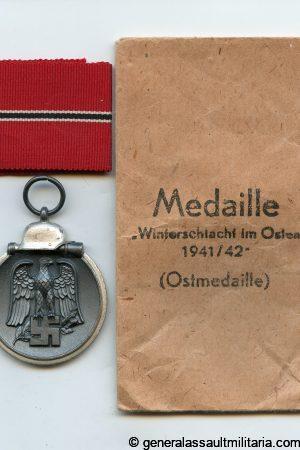 Ost medal + packet - Otto Zappe, Gablonz