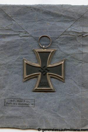 Iron cross second class + packet - Gebrüder Godet & Co, Berlin