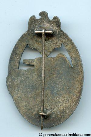 Panzer assault badge in silver - Paul Meybauer, Berlin