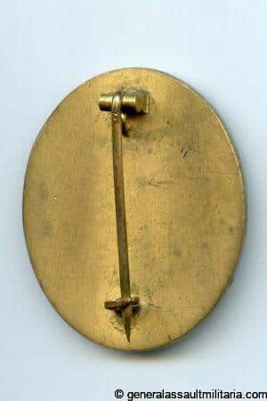 Wound badge in gold - Wilhelm Deumer, Lüdenscheid