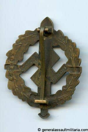 SA sports badge 1st pattern - E. Schneider, Lüdenscheid