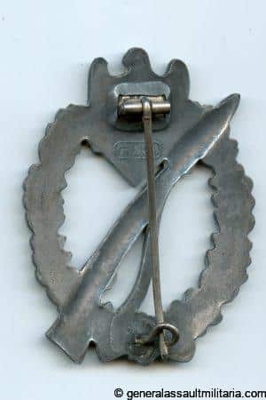 Infantry assault badge in silver - Grossmann & Co, Wien