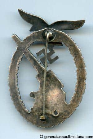Luftwaffe flak badge - Adolf Scholze, Gablonz
