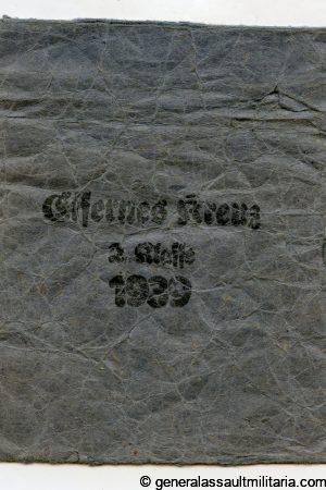 Iron cross second class + packet - Gebrüder Godet & Co, Berlin
