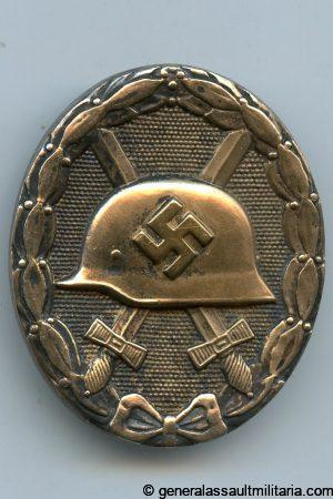 Wound badge in silver - L/15 Otto Schickle, Pforzheim