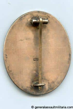 Wound badge in silver - L/15 Otto Schickle, Pforzheim