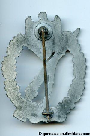 Infantry assault badge in silver - Josef Bergs & Co, Gablonz