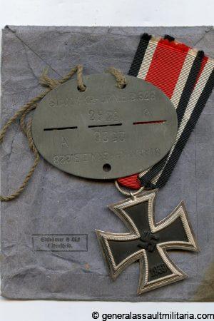 Iron cross second class + packet and EKM
