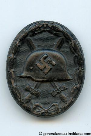 Wound badge in black - Unknown maker