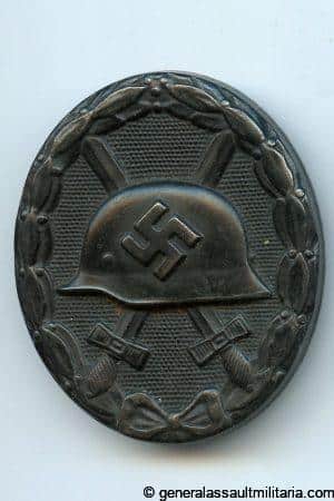 Wound badge in black - L/21 Förster & Barth, Pforzheim