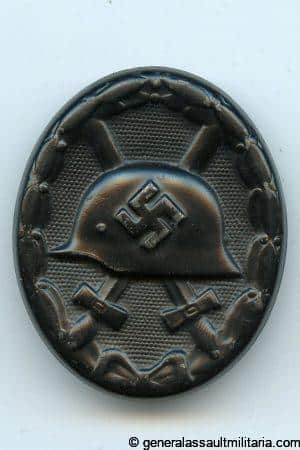 Wound badge in black - MM107 Carl Wild, Hamburg