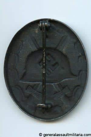 Wound badge in black - MM81 Overhoff & Cie, Lüdenscheid