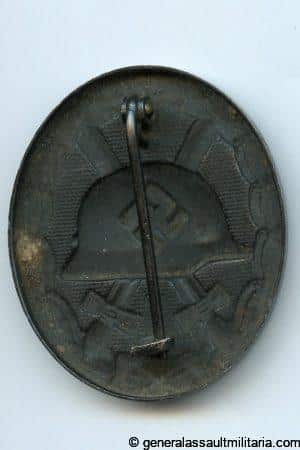Wound badge in black - L/21 Förster & Barth, Pforzheim