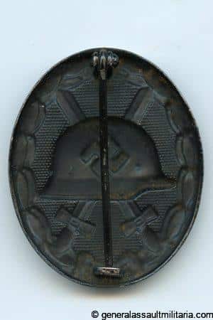 Wound badge in black - MM4 Steinhauer & Lück, Lüdenscheid