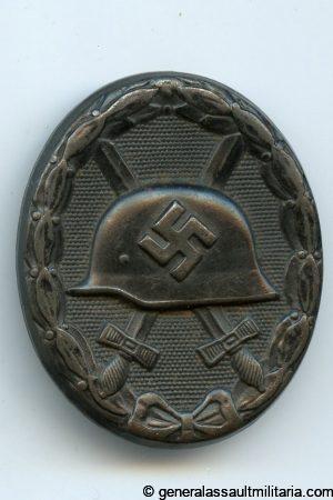 Wound badge in black - MM3 Wilhelm Deumer, Lüdenscheid