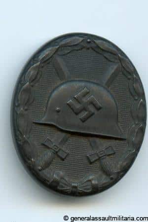 Wound badge in black - L/56 Funke & Brüninghaus, Lüdenscheid