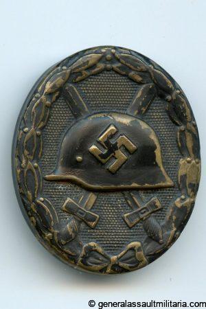 Wound badge in black - Eugen Schmidthäussler, Pforzheim