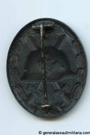 Wound badge in black - L/54 Schauerte & Höhfeld, Lüdenscheid