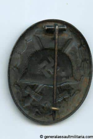 Wound badge in black - MM3 Wilhelm Deumer, Lüdenscheid