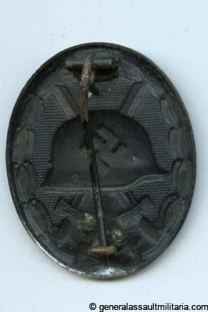 Wound badge in black - MM3 Wilhelm Deumer, Lüdenscheid