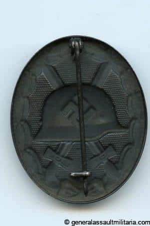 Wound badge in black - L/56 Funke & Brüninghaus, Lüdenscheid