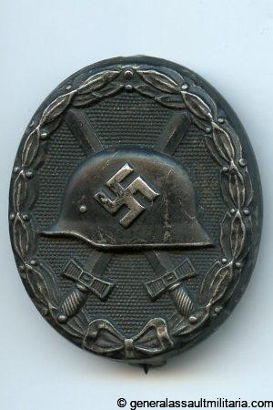Wound badge in black - MM110 Otto Zappe, Gablonz