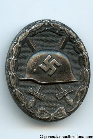 Wound badge in black - L/53 Hymmen & Co, Lüdenscheid