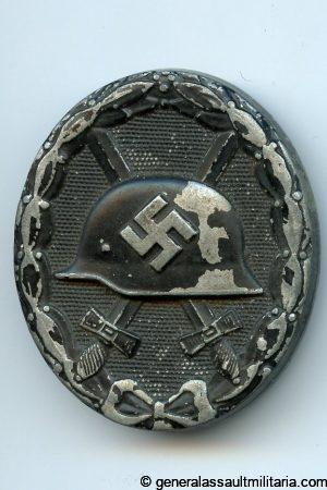 Wound badge in black - Eugen Schmidthäussler, Pforzheim