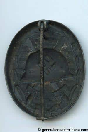 Wound badge in black - MM110 Otto Zappe, Gablonz