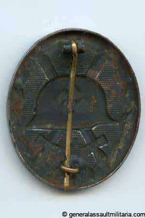 Wound badge in black - L/56 Funke & Brüninghaus, Lüdenscheid
