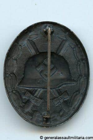 Wound badge in black – MM93 Richard Simm & Söhne, Gablonz