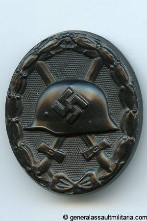 Wound badge in black - MM129 Fritz Kohm, Pfrozheim