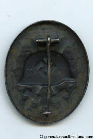 Wound badge in black - MM88 Werner Redo, Saarlautern