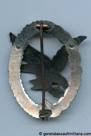 Luftwaffe Radio operator air gunner badge - Berg & Nolte, Lüdenscheid