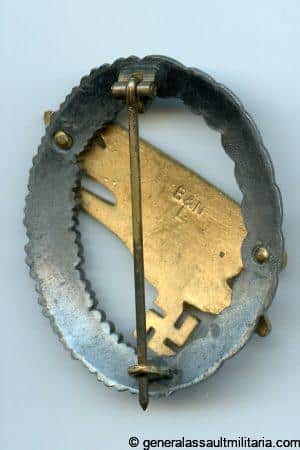 Luftwaffe paratrooper badge - Berg & Nolte, Lüdenscheid