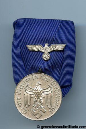 4 year Heer surface medal single mounted