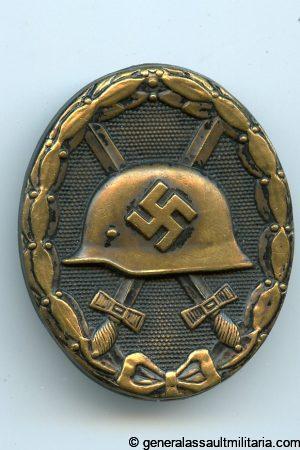 Wound badge in black - Unknown maker